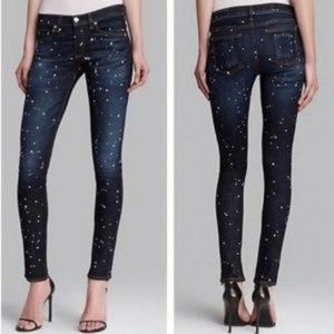 NWT Rag & Bone Skinny Jeans- Anfield Paint Splatter